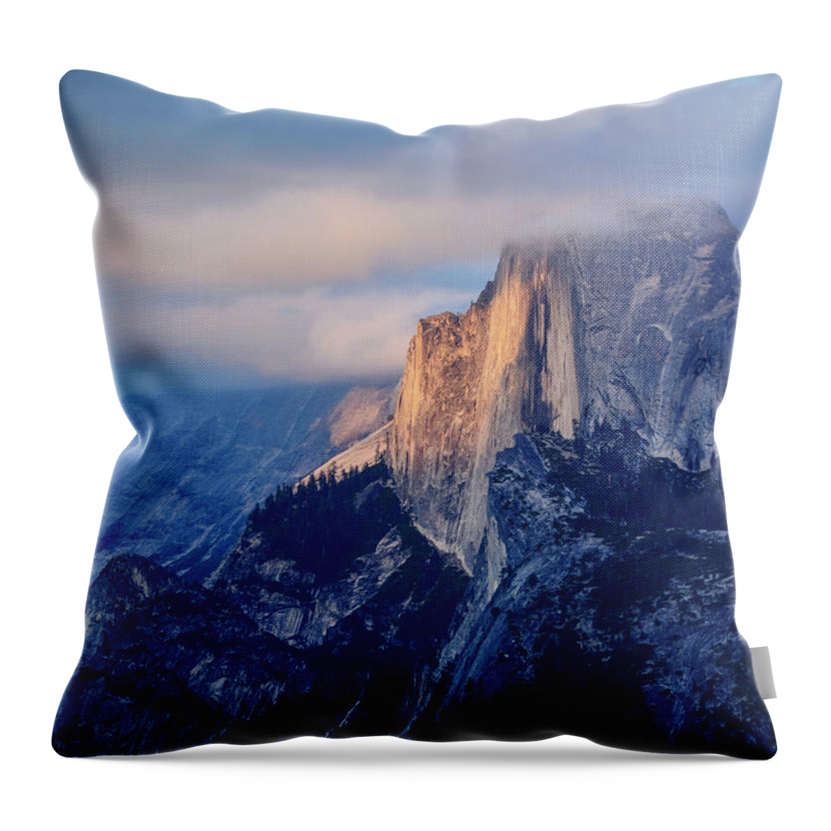 Yosemite National Park Throw Pillow featuring the photograph Glacier Point Yosemite Sunset by Kyle Hanson