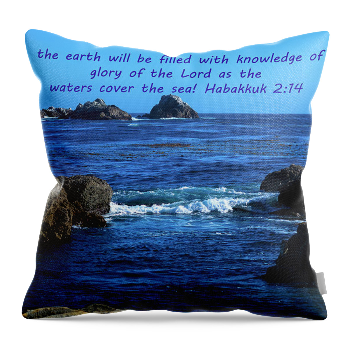Earth Throw Pillow featuring the photograph Glory Of The Lord by M Three Photos