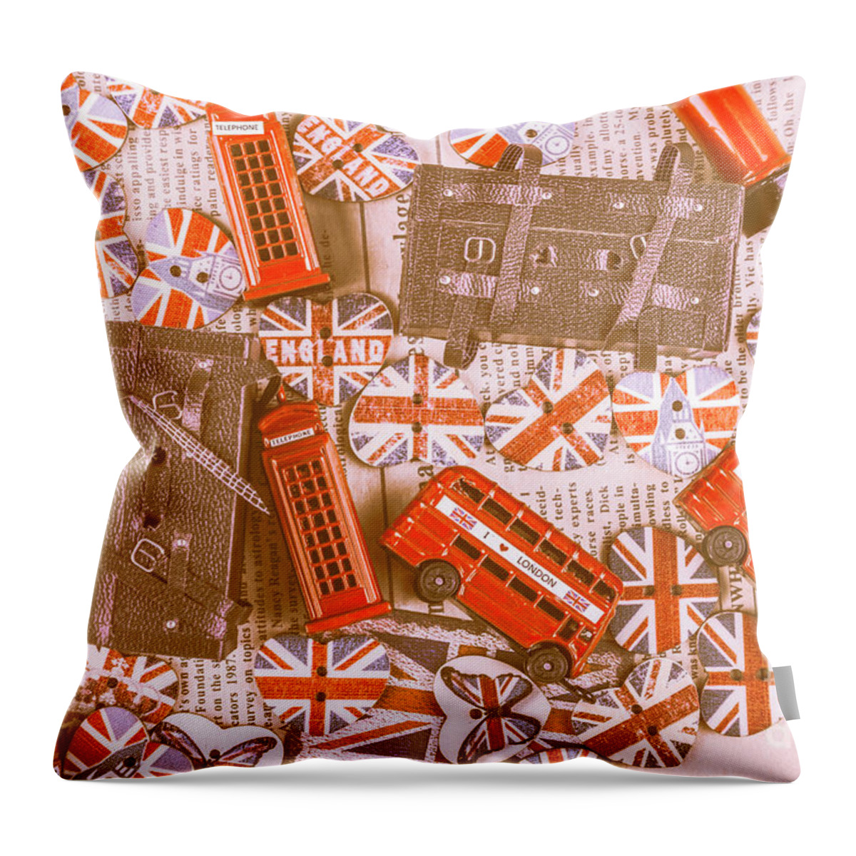 Holiday Throw Pillow featuring the photograph Great Britain adventures by Jorgo Photography