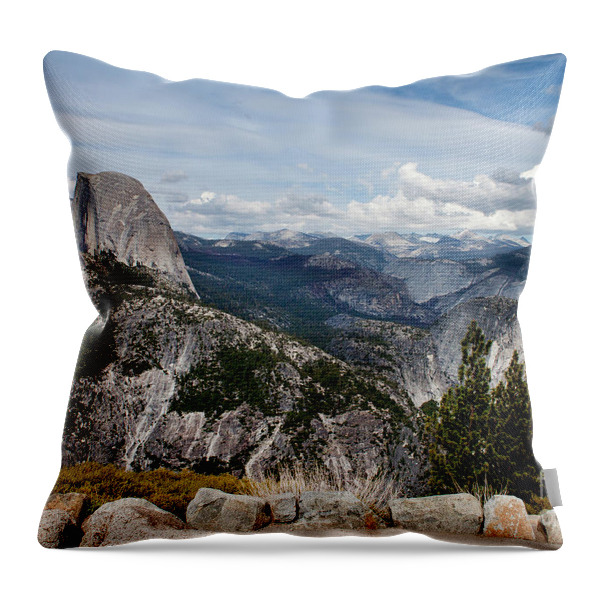 Glacier Point Throw Pillow featuring the photograph Half Dome by Ivete Basso Photography