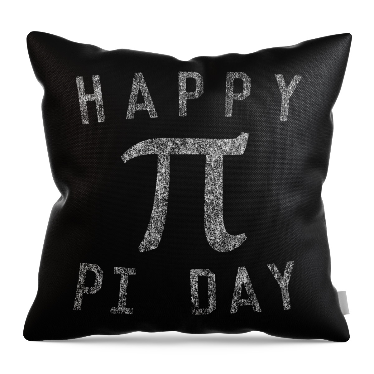 Funny Throw Pillow featuring the digital art Happy Pi Day by Flippin Sweet Gear