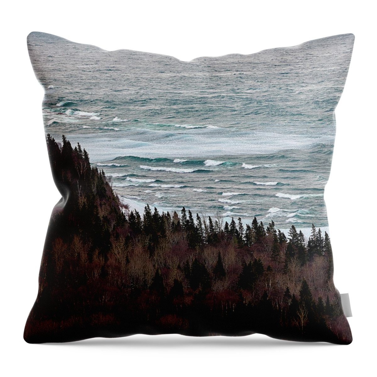 Weather Throw Pillow featuring the photograph Hawks Ridge by Doug Gibbons