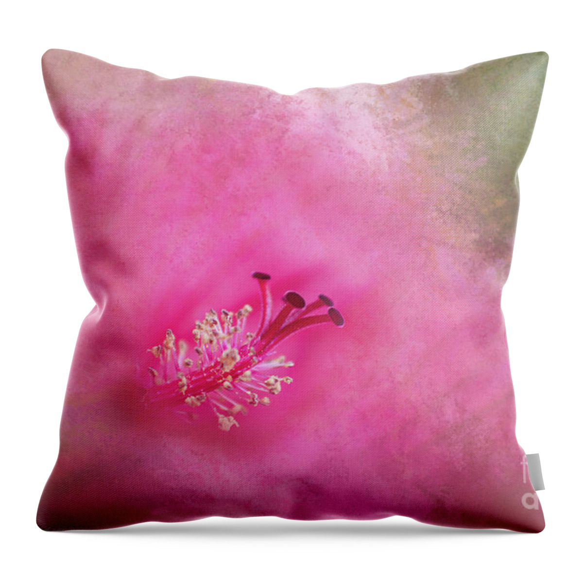 Flower Throw Pillow featuring the photograph Hibiscus Watercolor by Amy Dundon