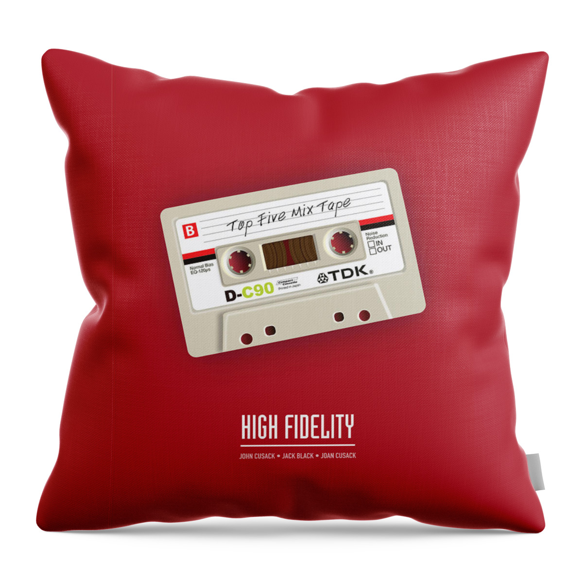 Movie Poster Throw Pillow featuring the digital art High Fidelity - Alternative Movie Poster by Movie Poster Boy