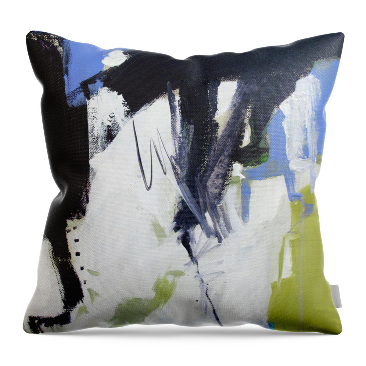 High Tide Throw Pillow featuring the painting High Tide by Chris Gholson