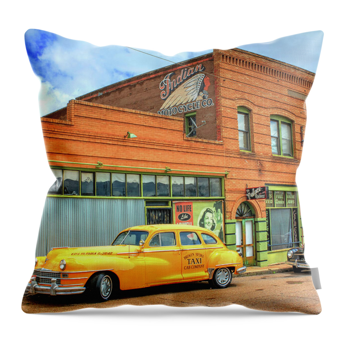 Fine Art Throw Pillow featuring the photograph Historic Lowell by Robert Harris