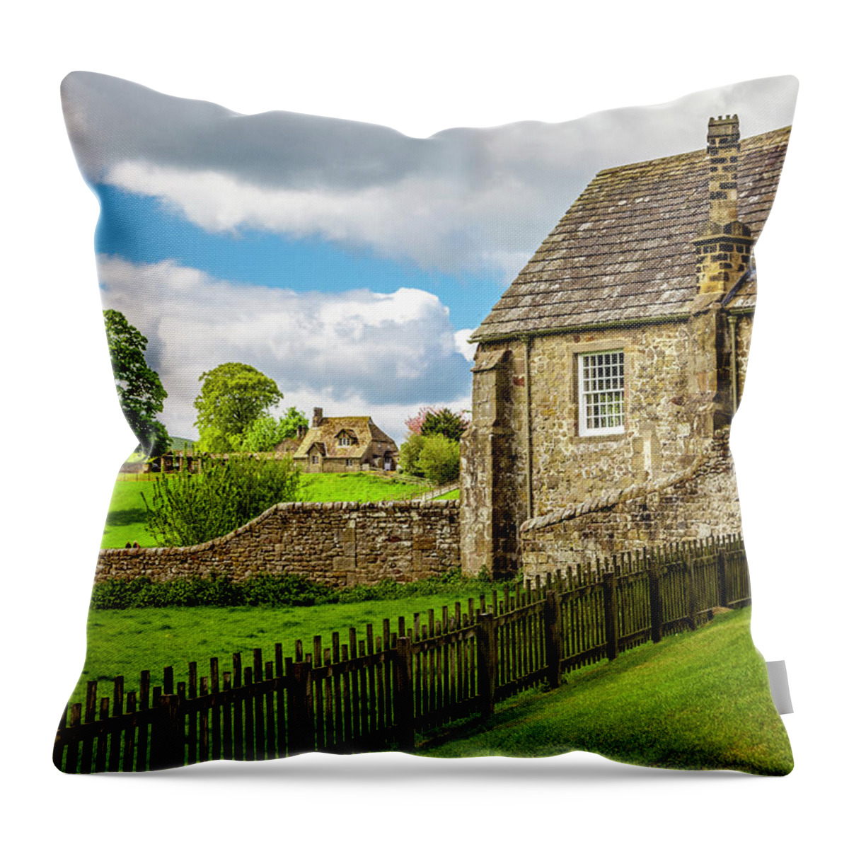 Yorkshire Throw Pillow featuring the photograph Home Sweet Yorkshire by W Chris Fooshee