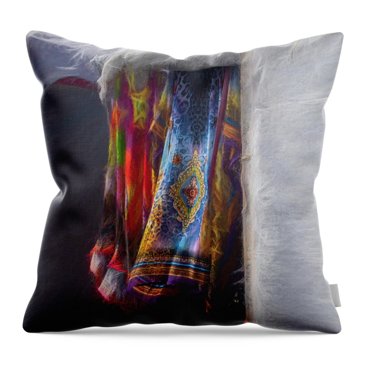 Dream Throw Pillow featuring the photograph Hope in a Storm by Wayne King