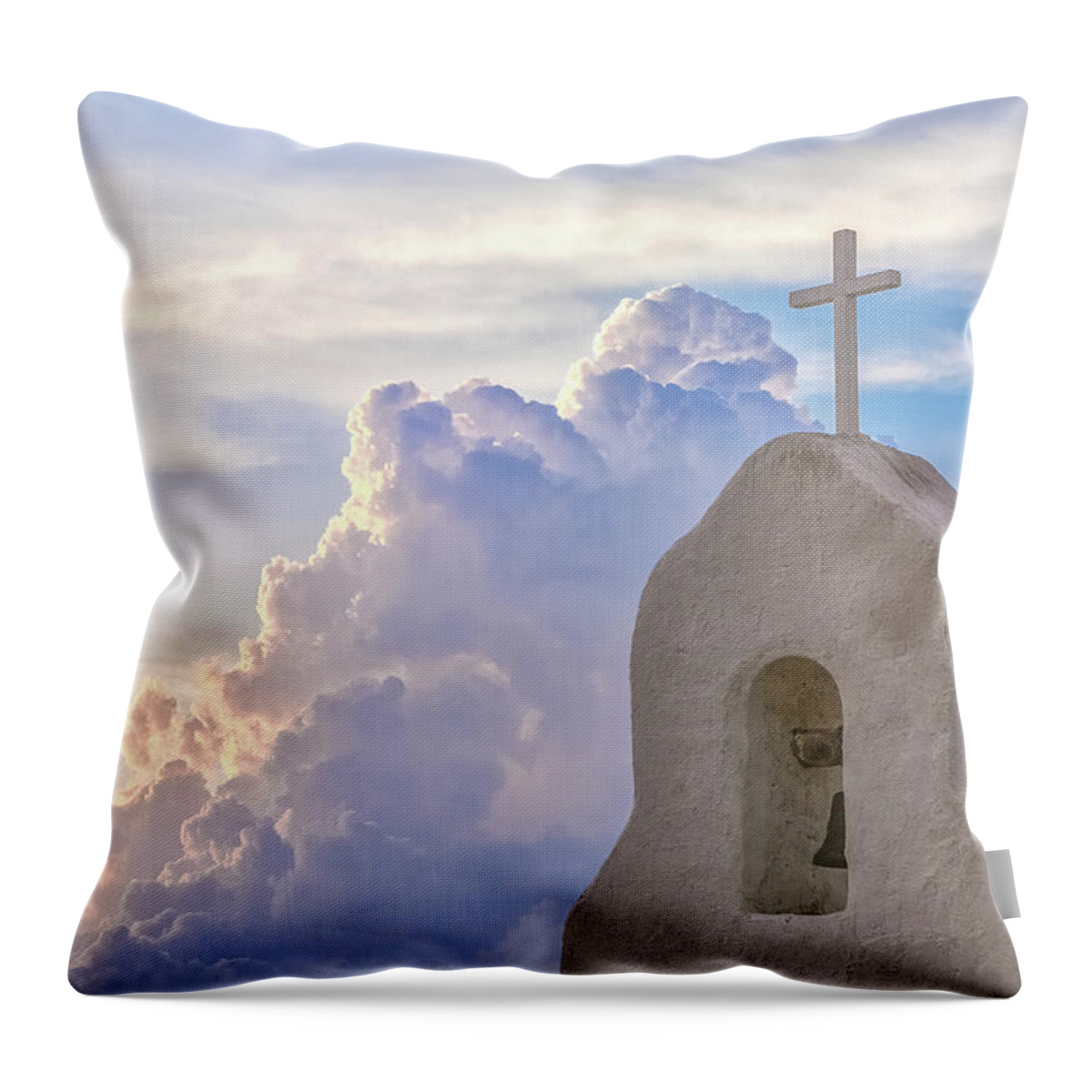 Artistic Throw Pillow featuring the photograph Hope in the Storm by Rick Furmanek