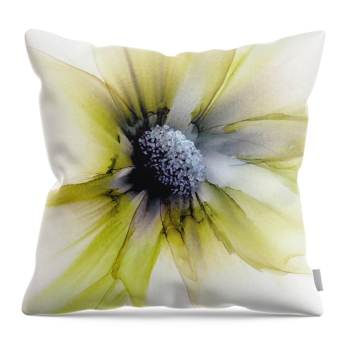 Flower Throw Pillow featuring the painting Hope by Kimberly Deene Langlois
