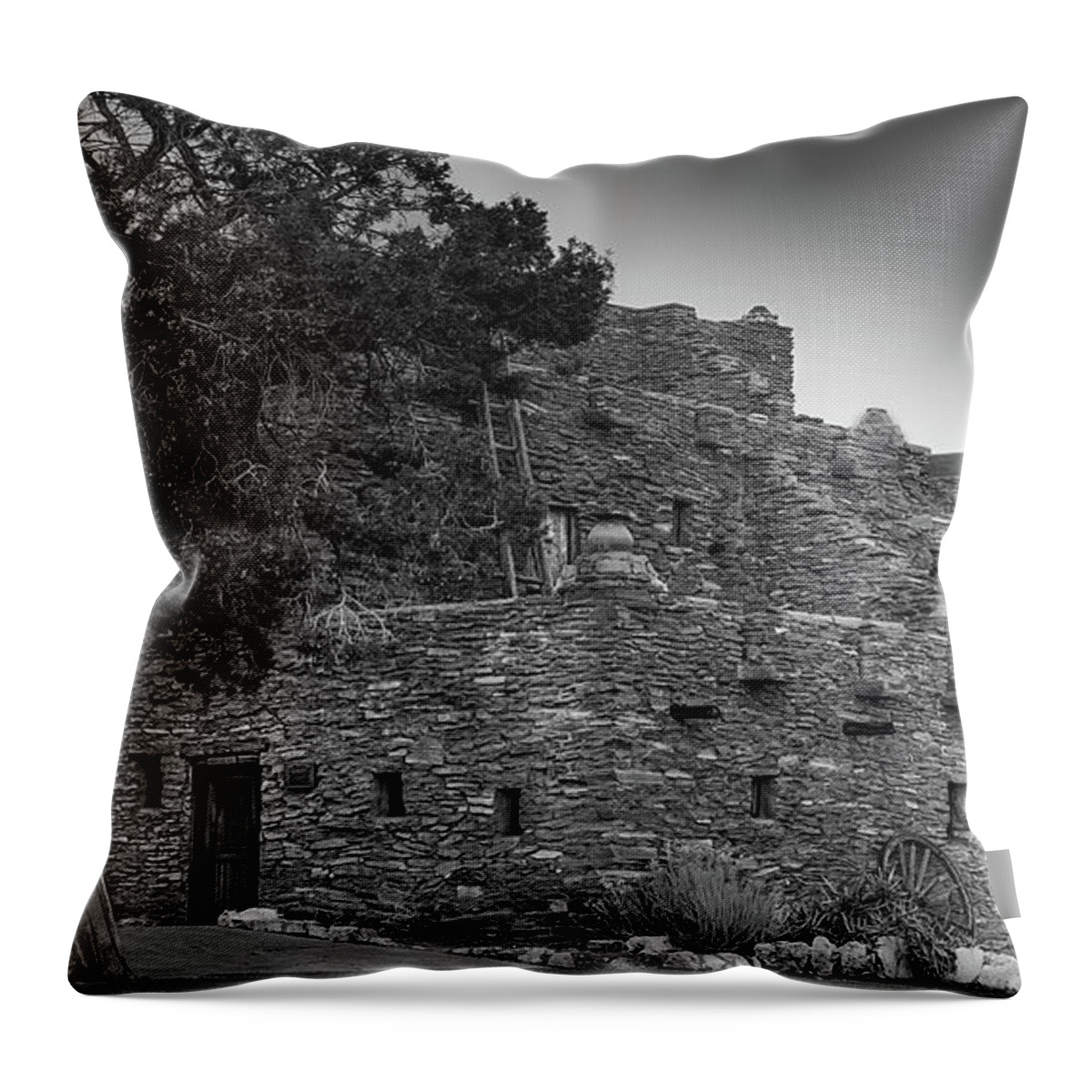 Hopi House Throw Pillow featuring the photograph Hopi House by Al Judge
