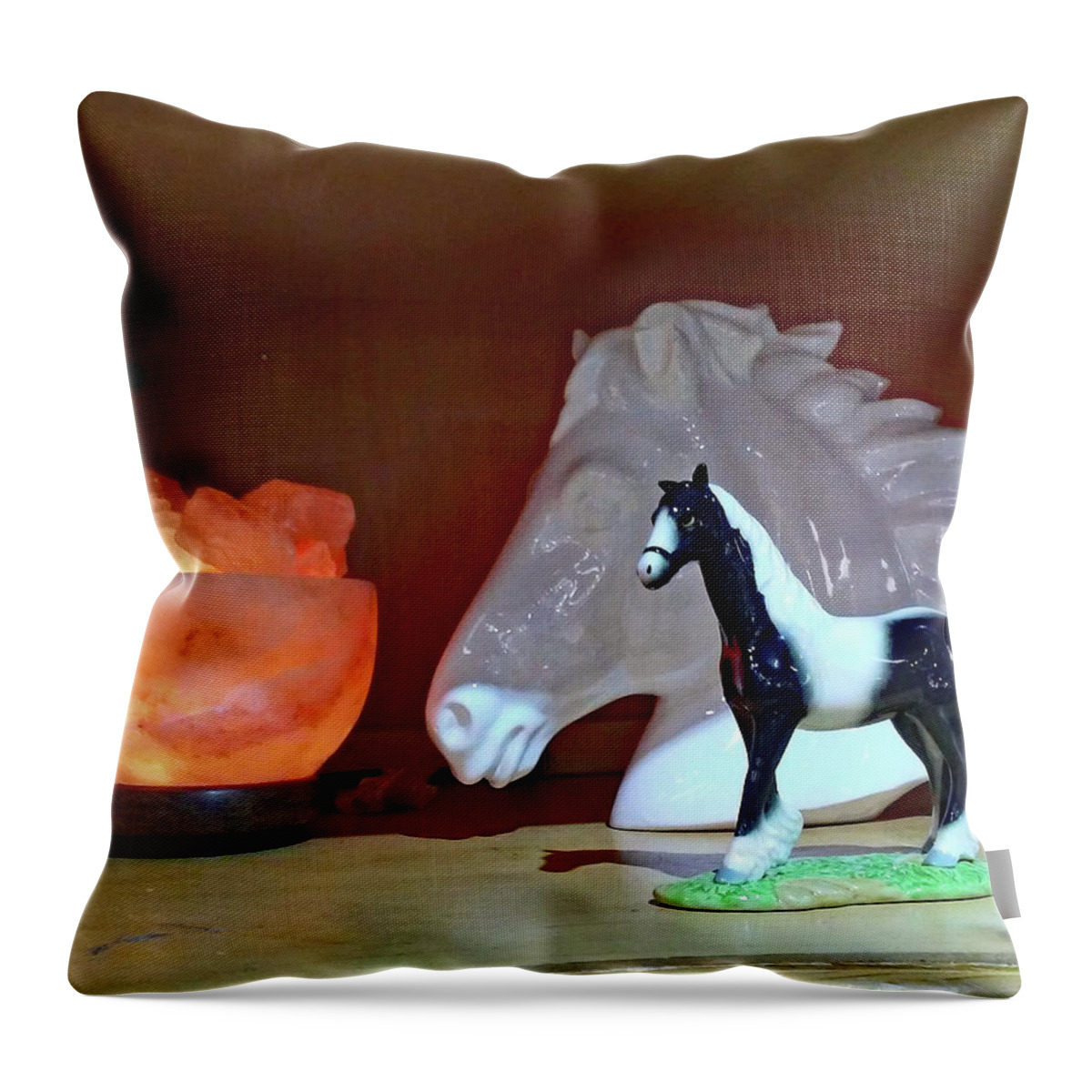 Horse Throw Pillow featuring the photograph Horse Art by Andrew Lawrence