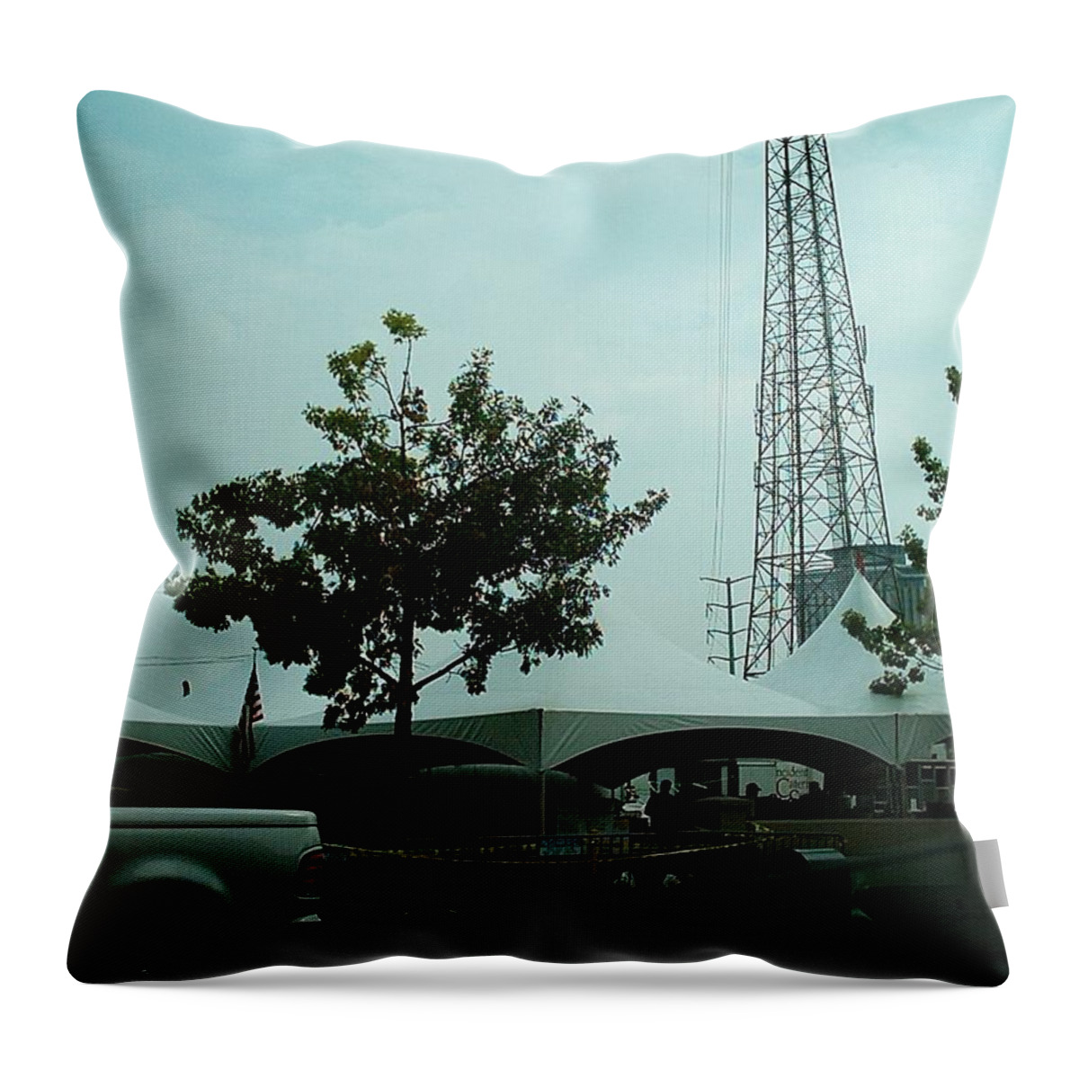 New Orleans Throw Pillow featuring the photograph Hurricane Katrina Series - 52 by Christopher Lotito