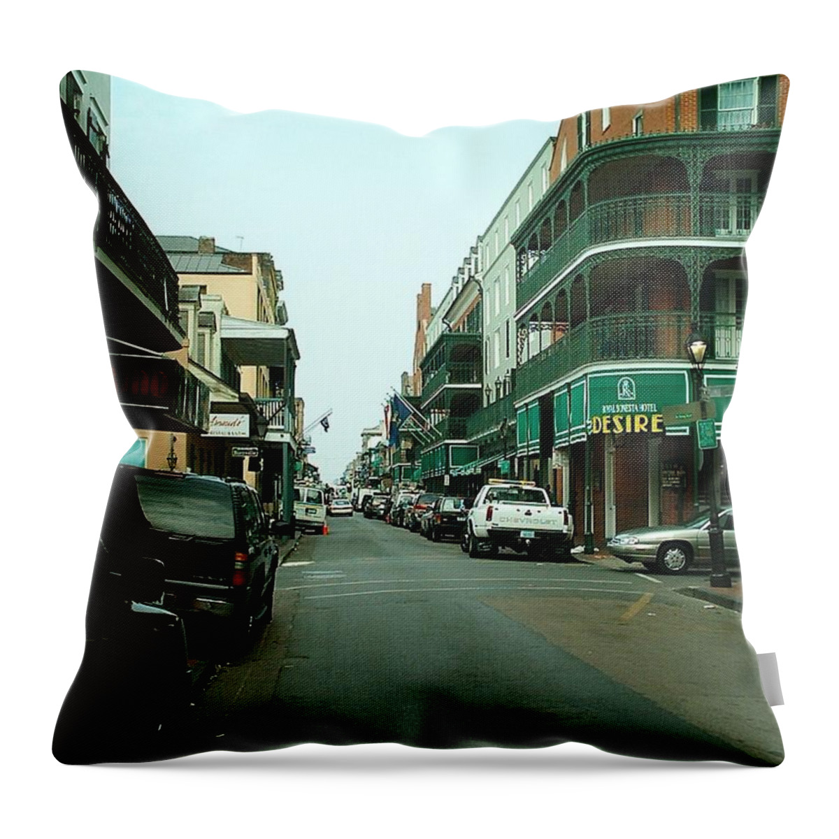 New Orleans Throw Pillow featuring the photograph Hurricane Katrina Series - 61 by Christopher Lotito