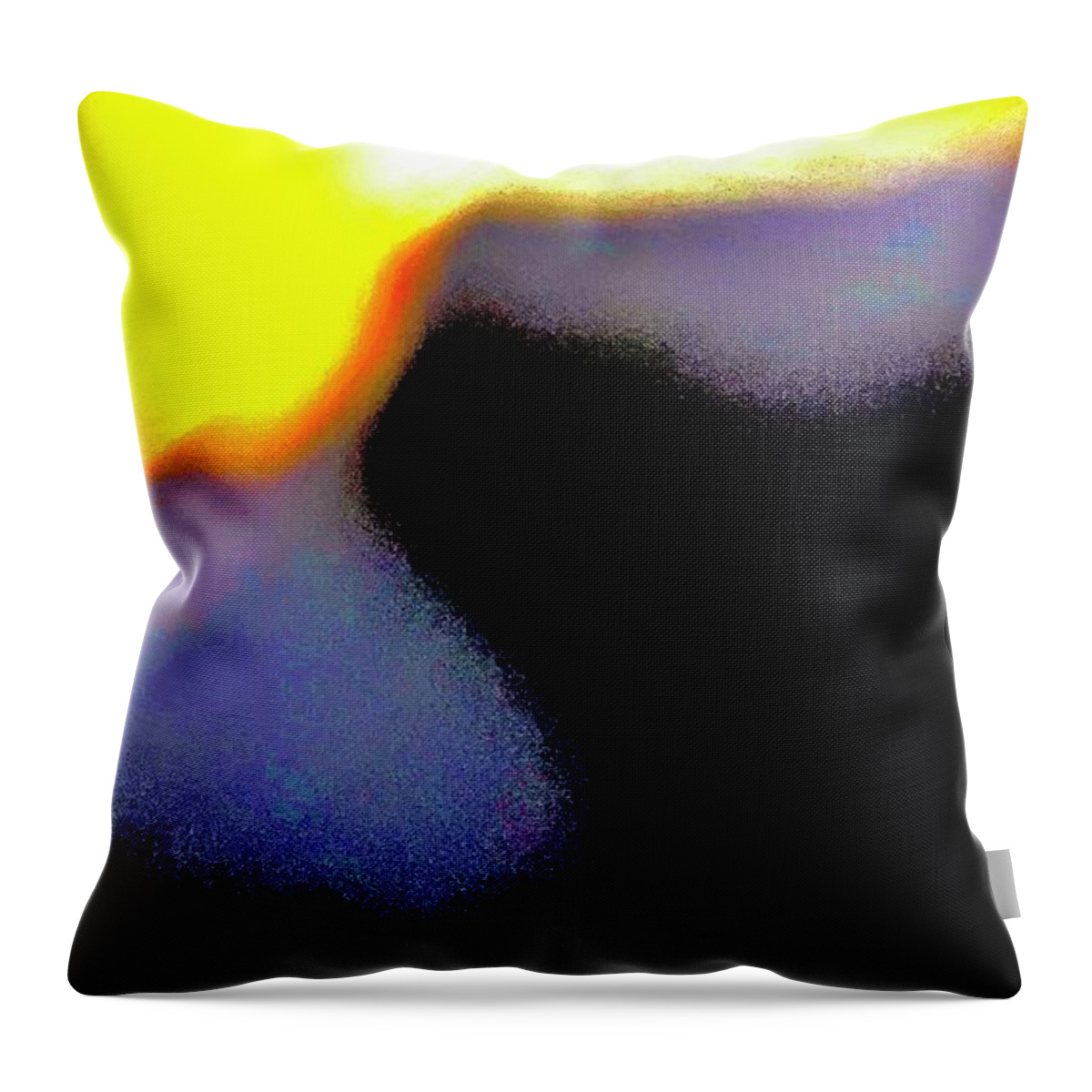  Throw Pillow featuring the digital art Hyped up Deception by Glenn Hernandez