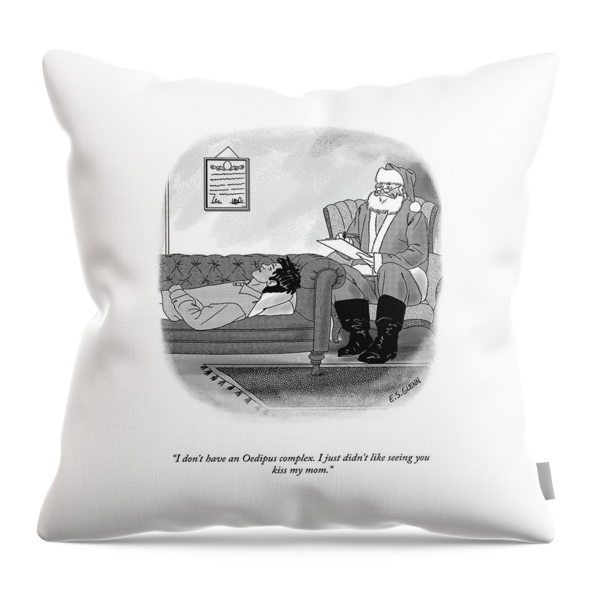 I Don't Have An Oedipus Complex Throw Pillow