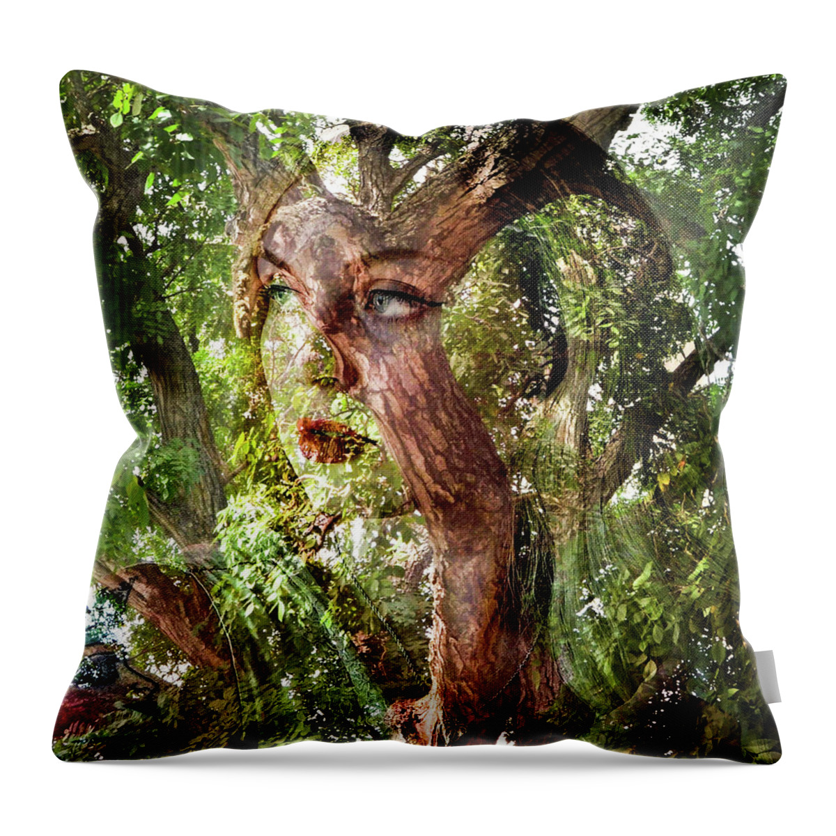 Nature Throw Pillow featuring the photograph I See Myself in Nature by Marilyn MacCrakin