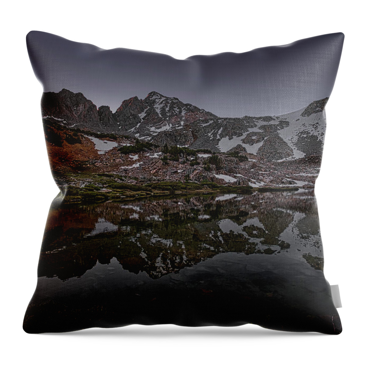 Eastern Sierra Throw Pillow featuring the photograph Idyll by Romeo Victor