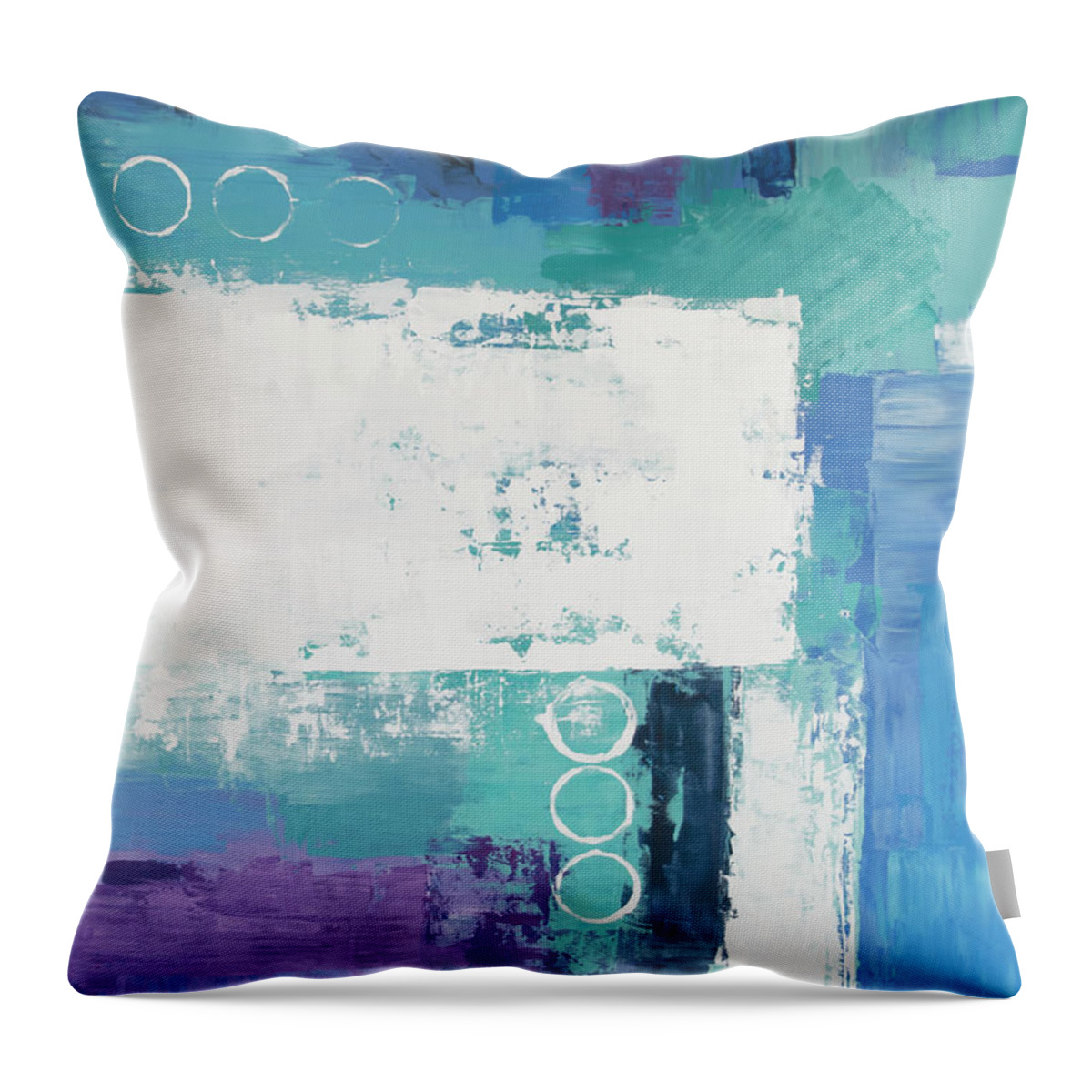 Moment Throw Pillow featuring the painting In The Moment by Linda Bailey