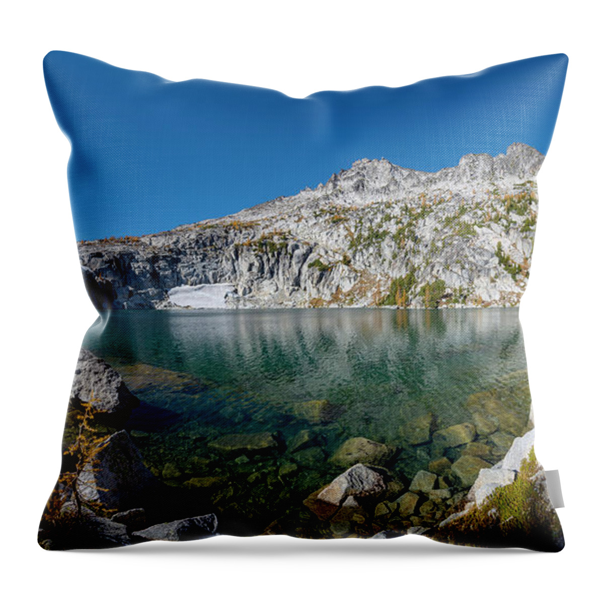 Core Throw Pillow featuring the photograph Inspiration Lake 3 by Pelo Blanco Photo