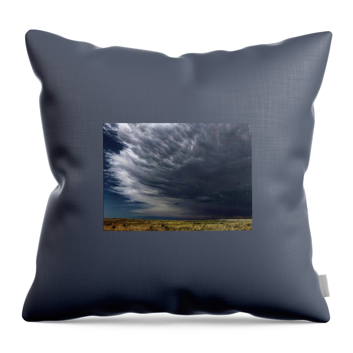 Iphonography Throw Pillow featuring the photograph Iphonography Clouds 1 by Julie Powell
