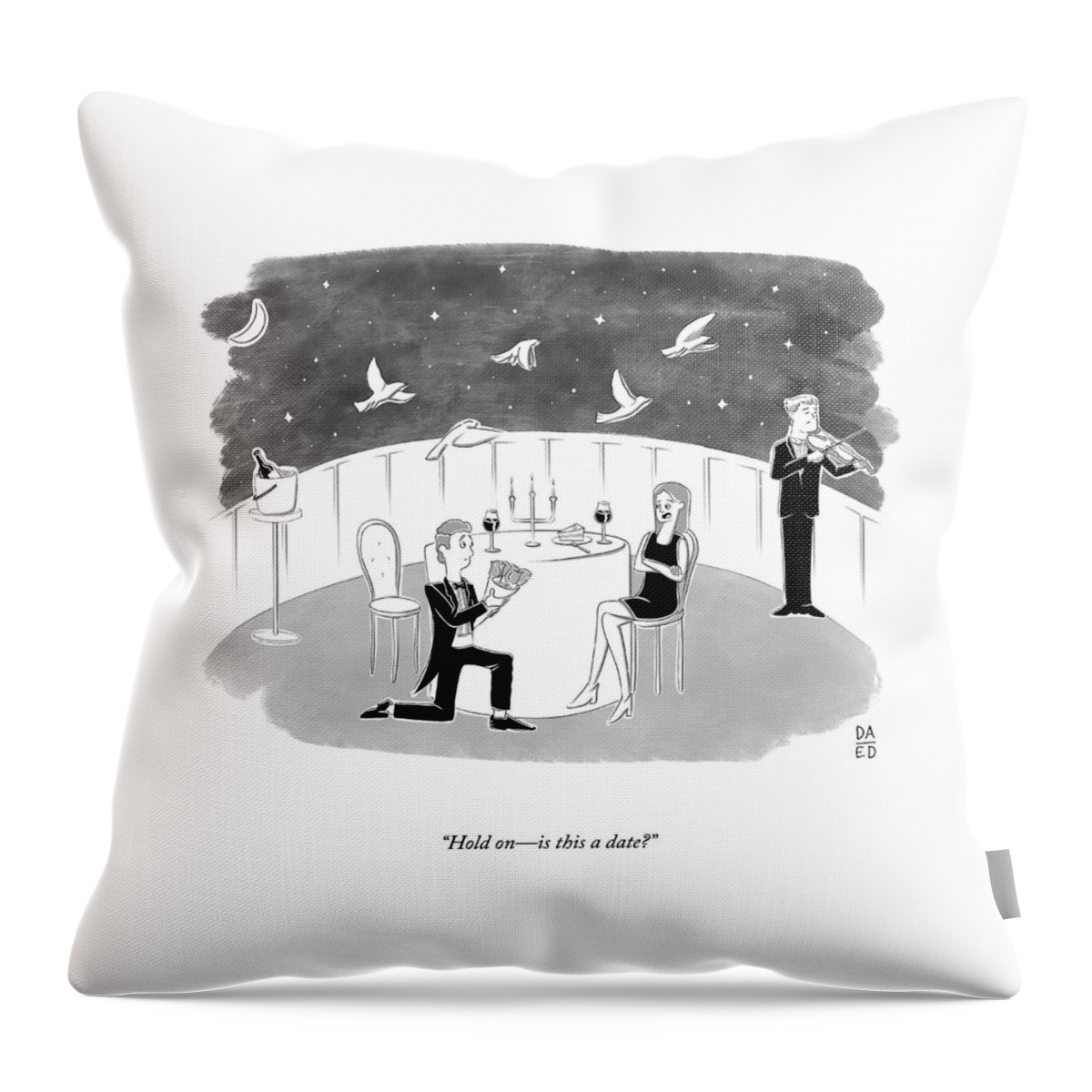 Is This A Date? Throw Pillow