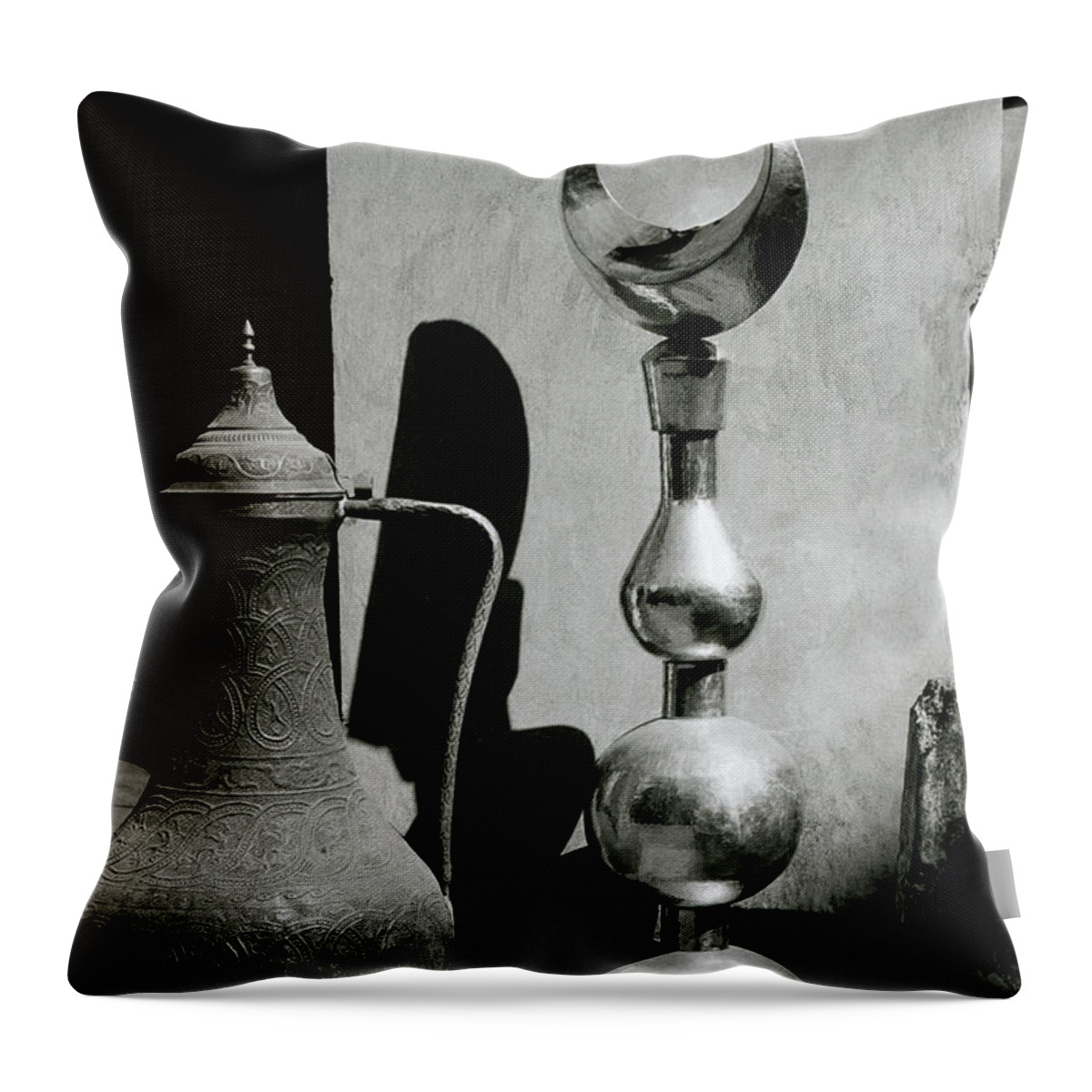 Cairo Throw Pillow featuring the photograph Islamic Chiaroscuro by Shaun Higson