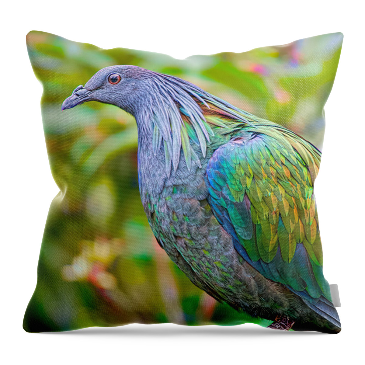 Birds Throw Pillow featuring the photograph Island Magic by Judy Kay