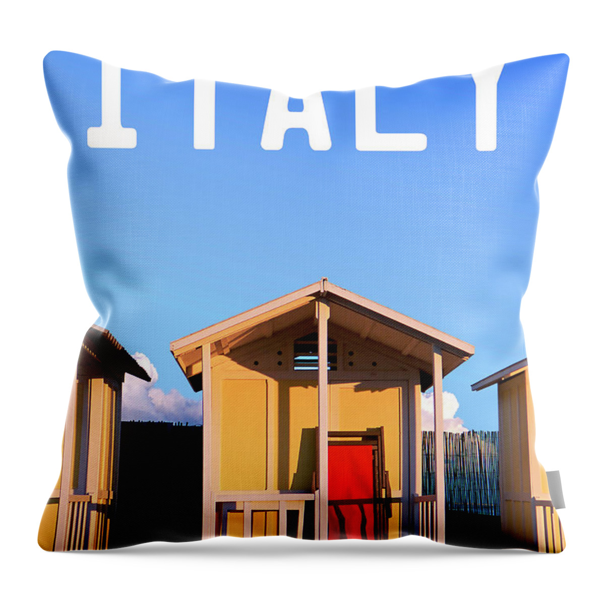 Italy Throw Pillow featuring the photograph Italy, Lazio, Ostia by John Seaton Callahan