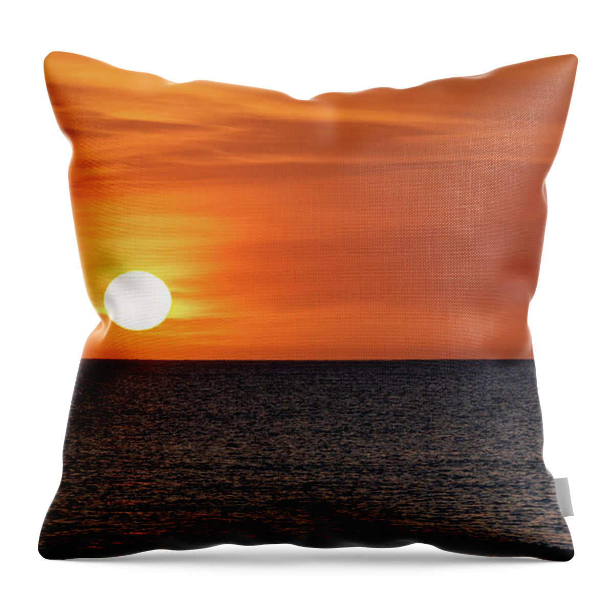 Sunset Throw Pillow featuring the photograph It's A Good Life by Pamela McDaniel