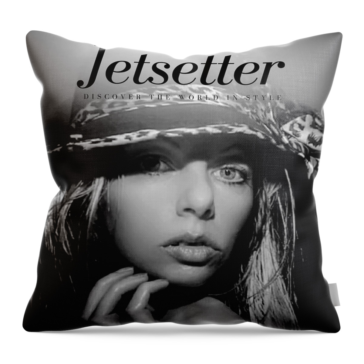 Jetsetter Throw Pillow featuring the photograph Jetsetter by Yvonne Padmos
