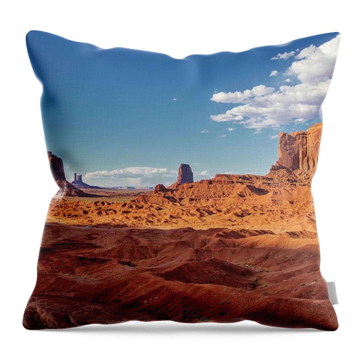 Monument Valley Throw Pillow featuring the photograph John Ford's Point Monument Valley by Marisa Geraghty Photography