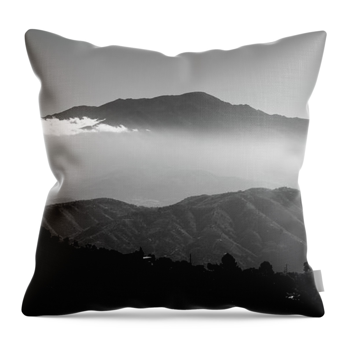 Andalucía Throw Pillow featuring the photograph La Maroma by Gary Browne