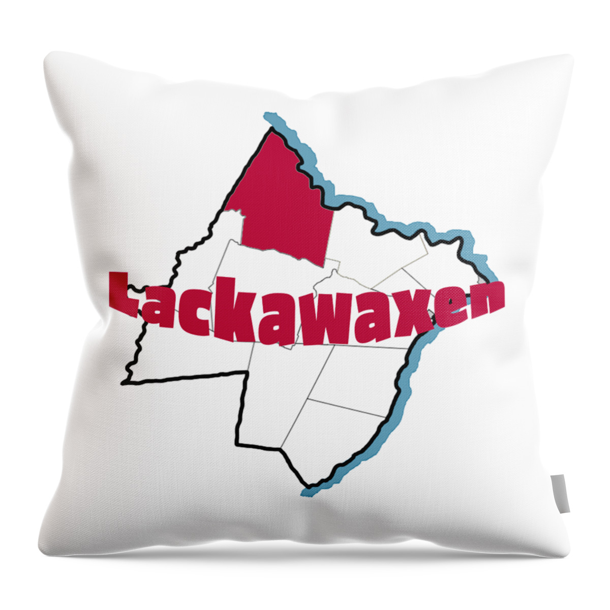 Usa Throw Pillow featuring the photograph Lackawaxen Pennsylvania Graphic by Amelia Pearn