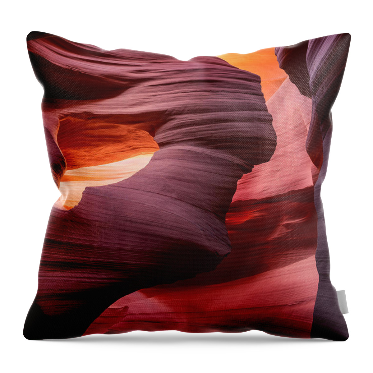 Lady In The Wind Throw Pillow featuring the photograph Lady in the Wind by Peter Boehringer