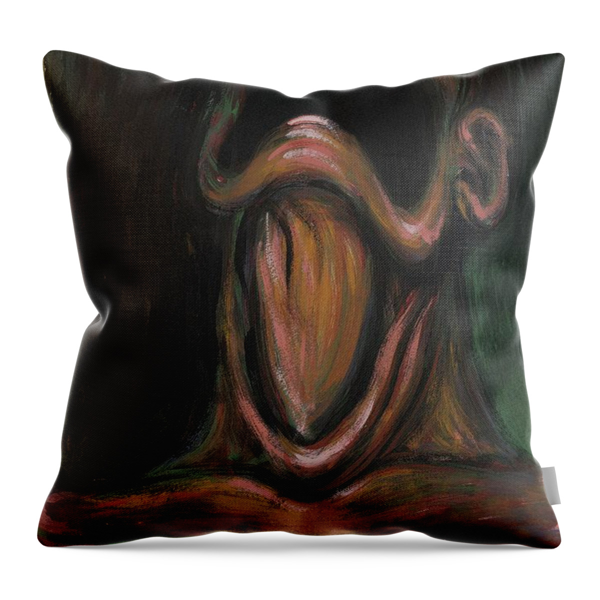 Last Scream Jose Clemente Orozco Throw Pillow featuring the painting Last Scream Jose Clemente Orozco, Mexican, 1883 to 1949 by MotionAge Designs