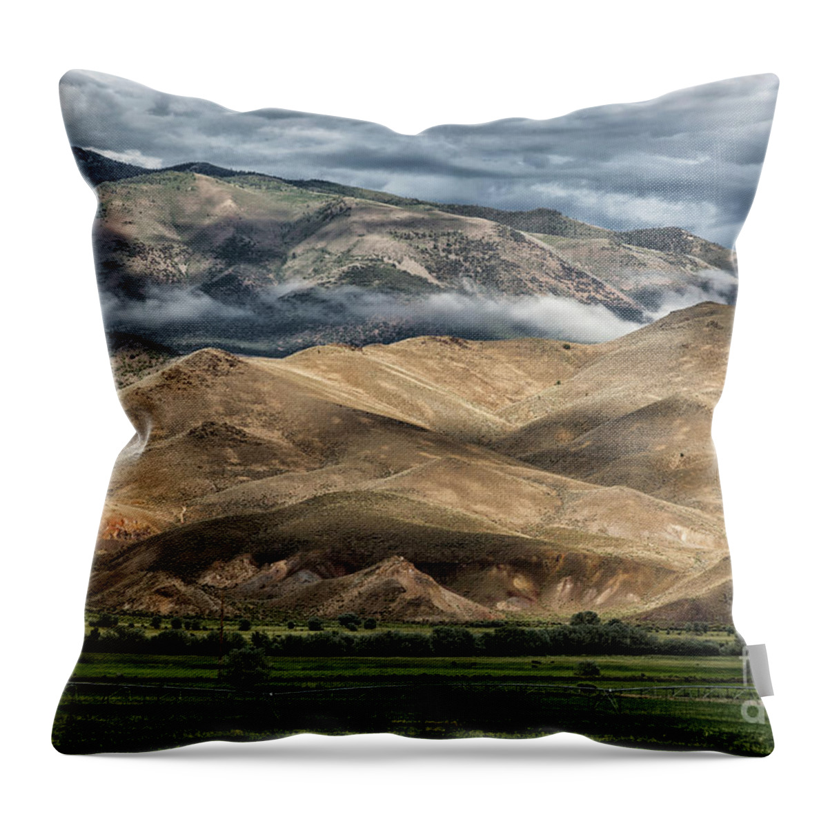 Utah Throw Pillow featuring the photograph Layers by Kathy McClure