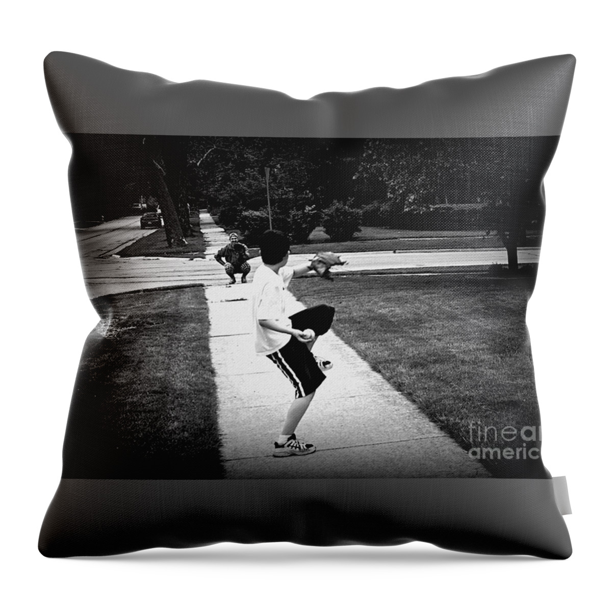Documentary Throw Pillow featuring the photograph Lead By Example by Frank J Casella