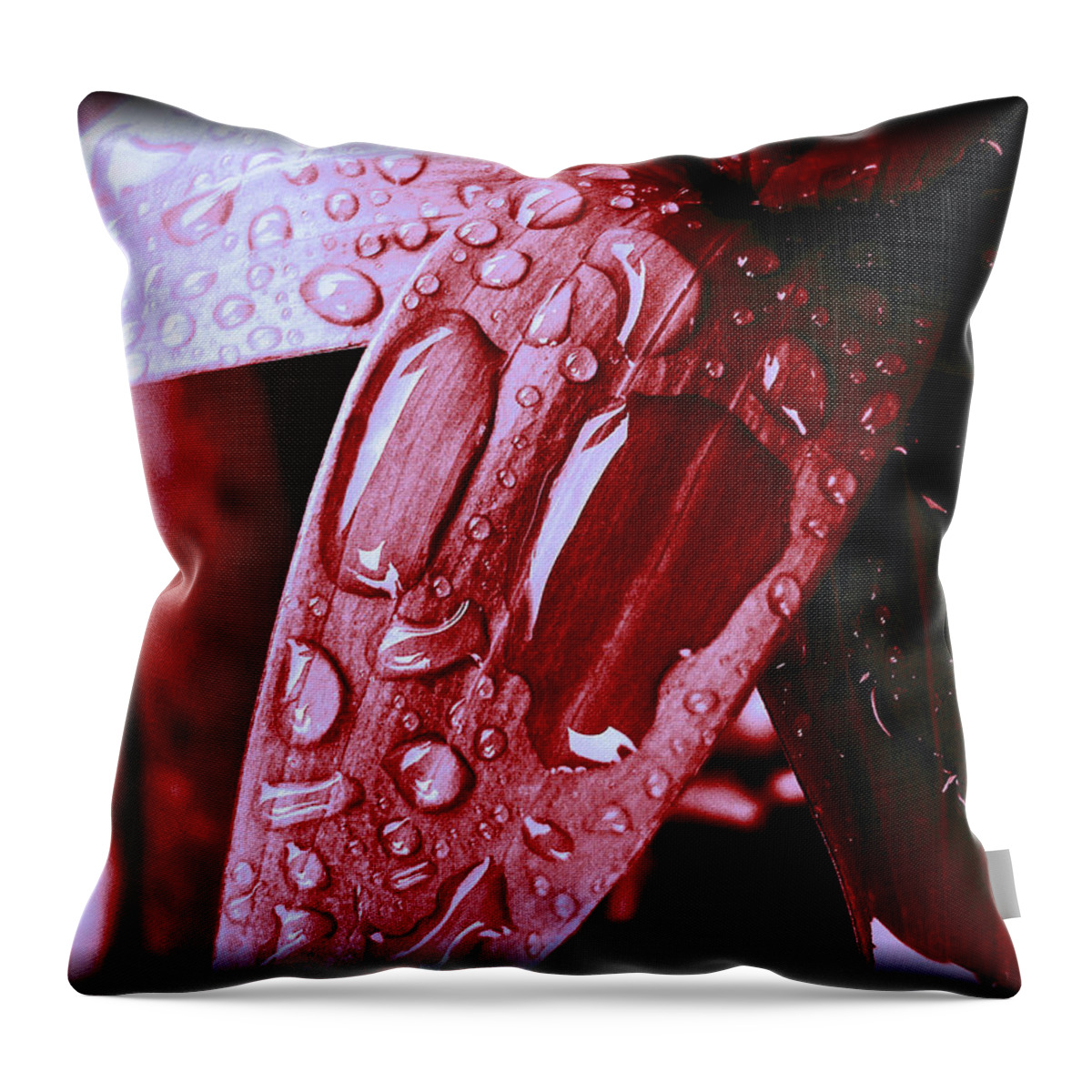  Throw Pillow featuring the digital art Leaf 6 2020 Master by The Lovelock experience