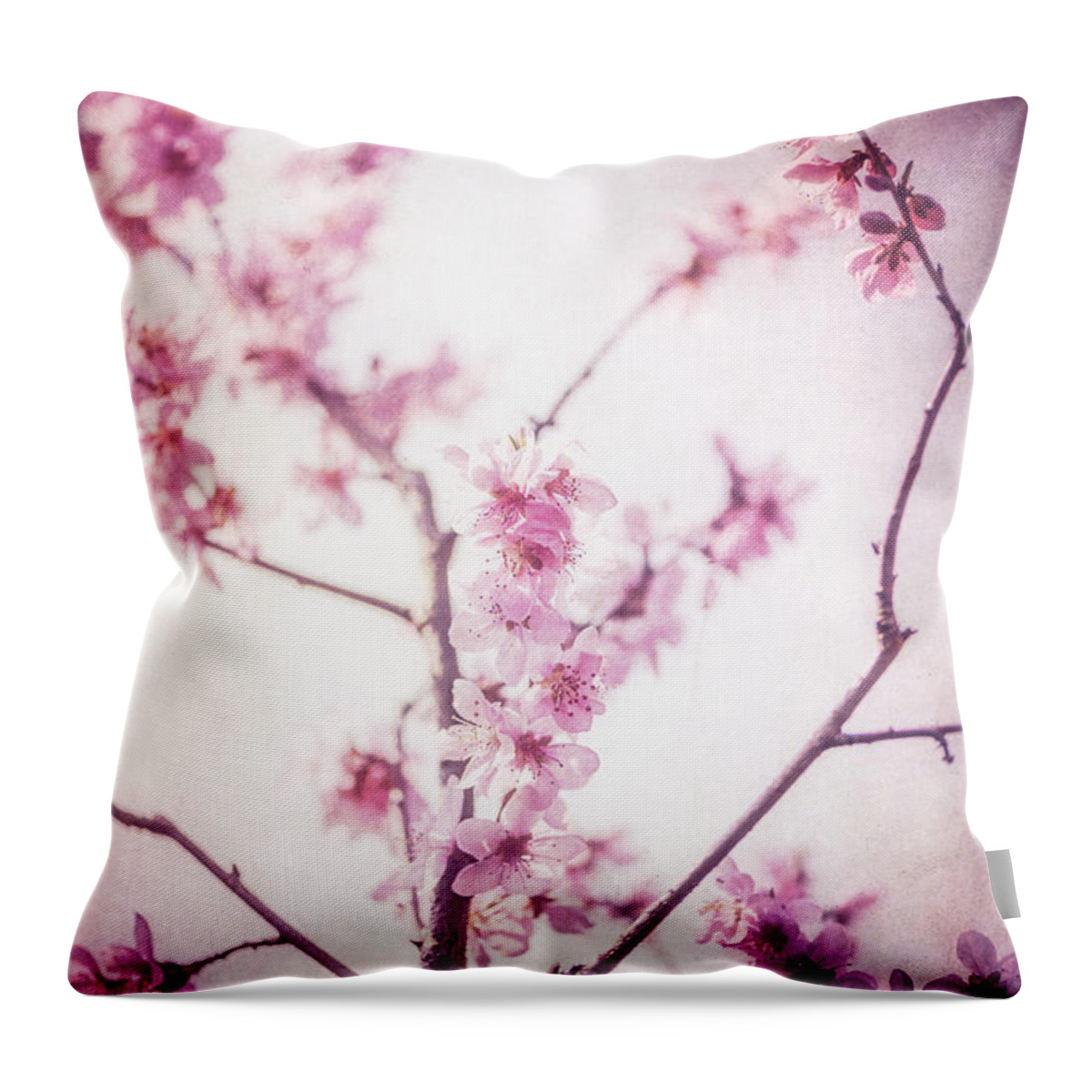 Flowers Throw Pillow featuring the photograph Leave Me Alone With The Grace by Philippe Sainte-Laudy