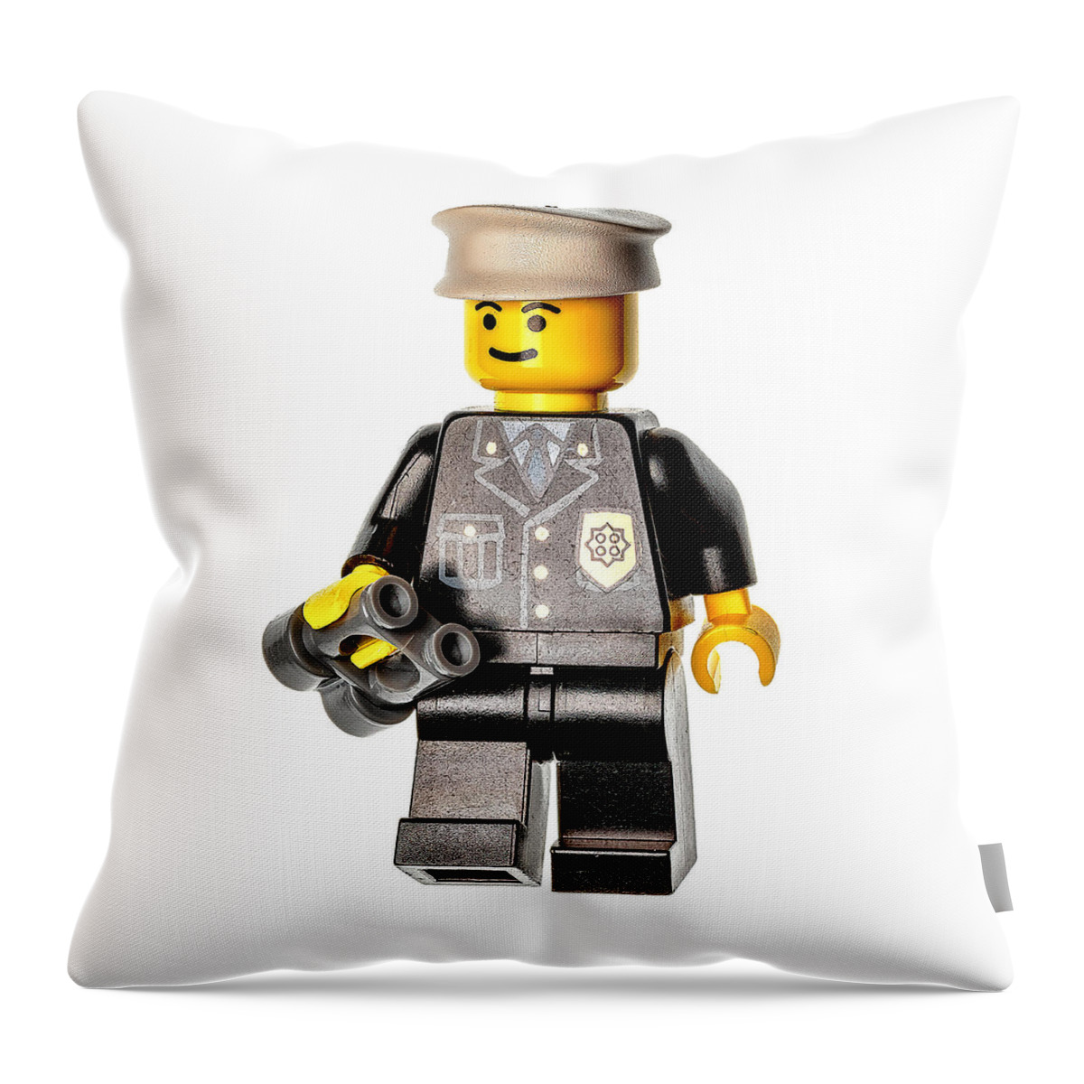 Lego Throw Pillow featuring the photograph Lego People 8 by James Sage
