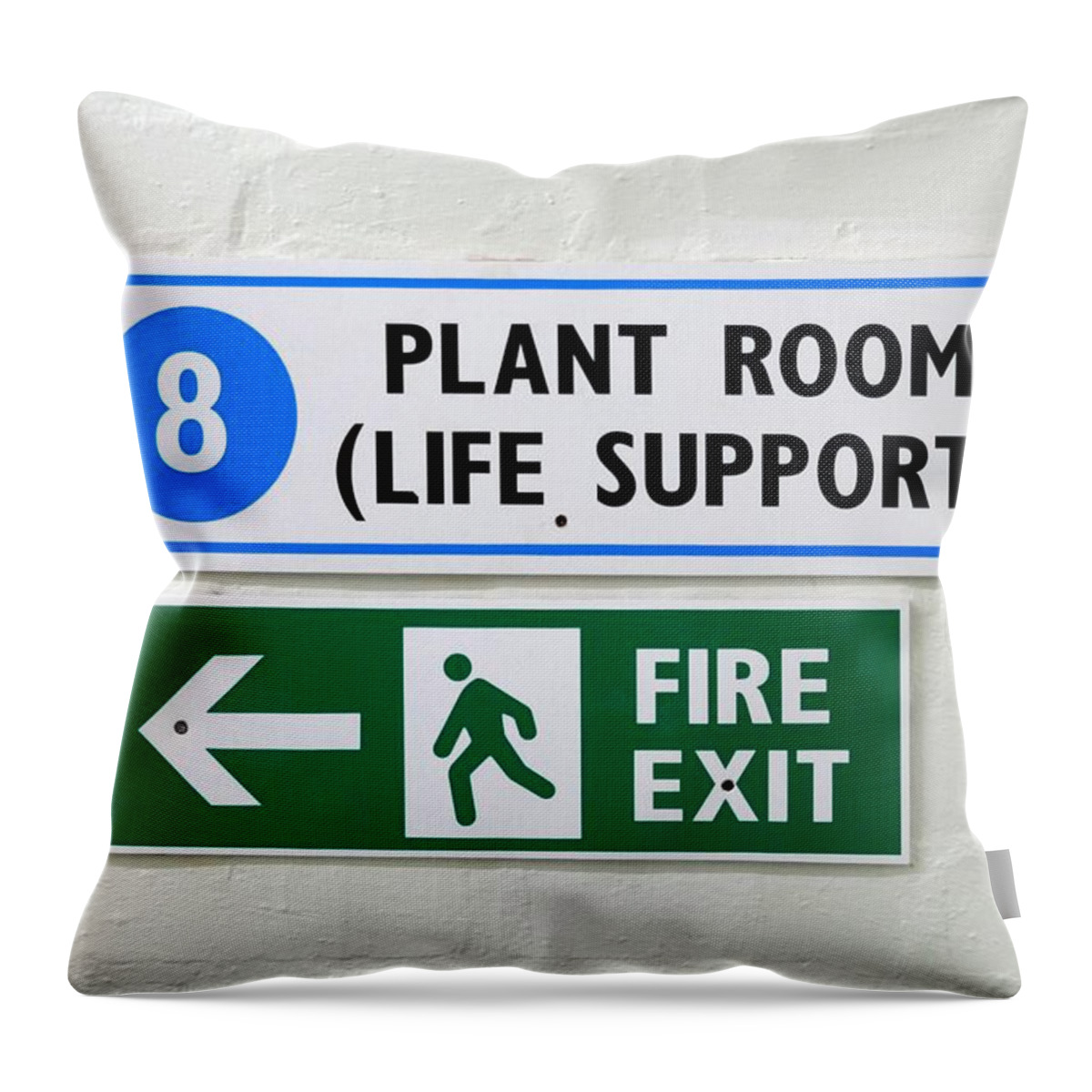 Life Throw Pillow featuring the photograph Life Support via Plants by Ian Hutson