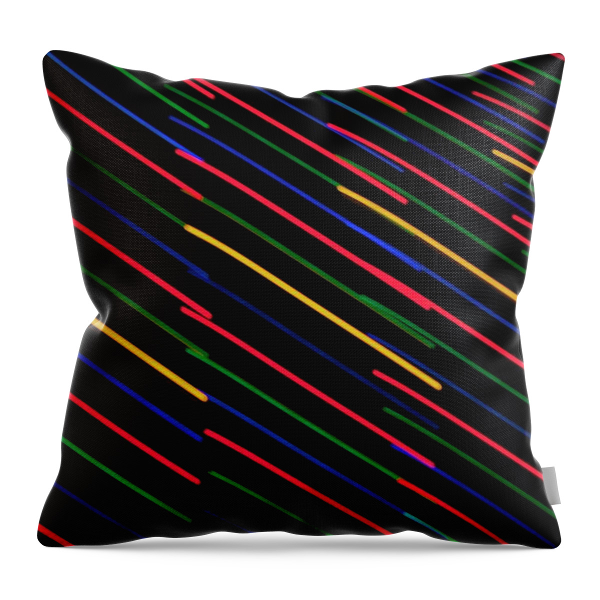 Light Throw Pillow featuring the photograph Light Painting - Startrails by Sean Hannon