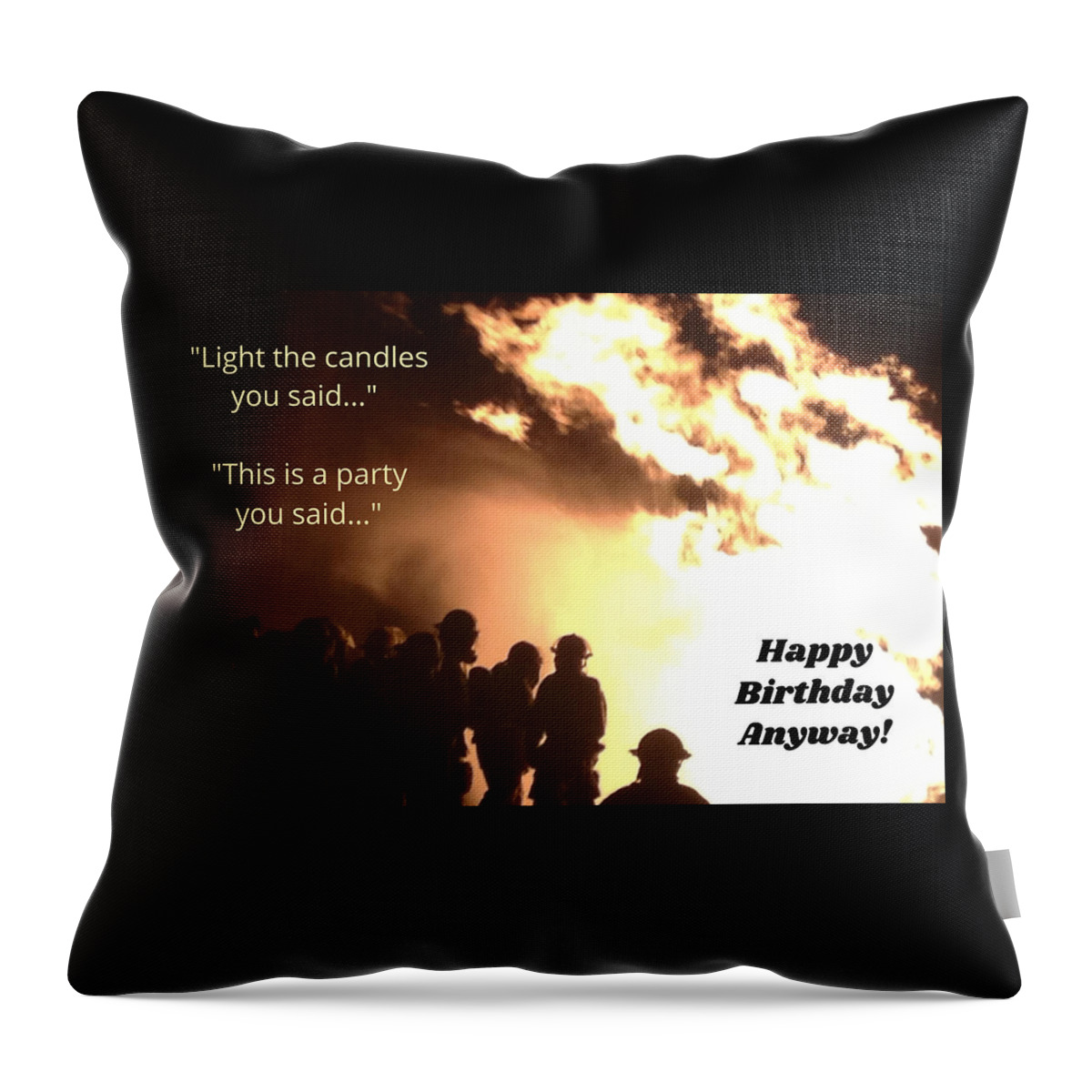 Birthday Throw Pillow featuring the photograph Light the Candles by Lee Darnell