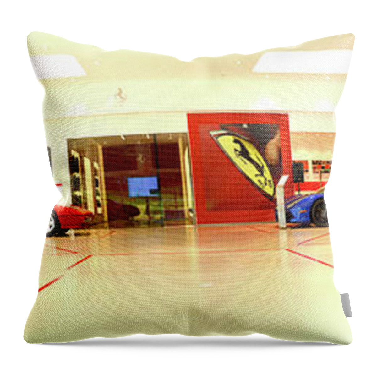 Ferrari Throw Pillow featuring the photograph Living the Dream by Jason Bohannon