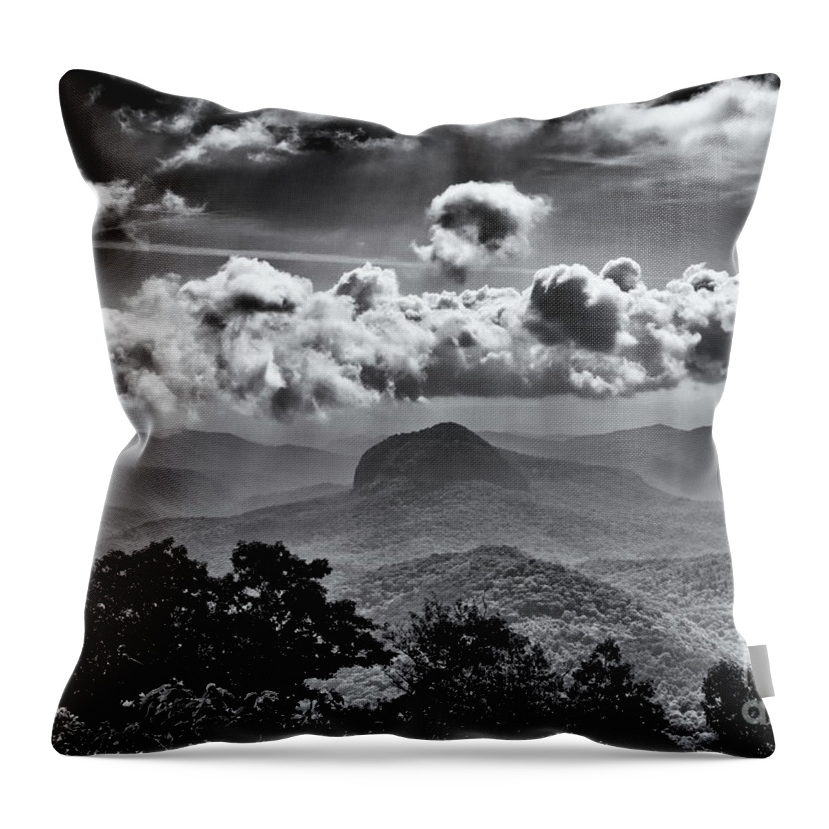 Looking Glass Rock Throw Pillow featuring the photograph Looking Glass Rock 8 by Phil Perkins