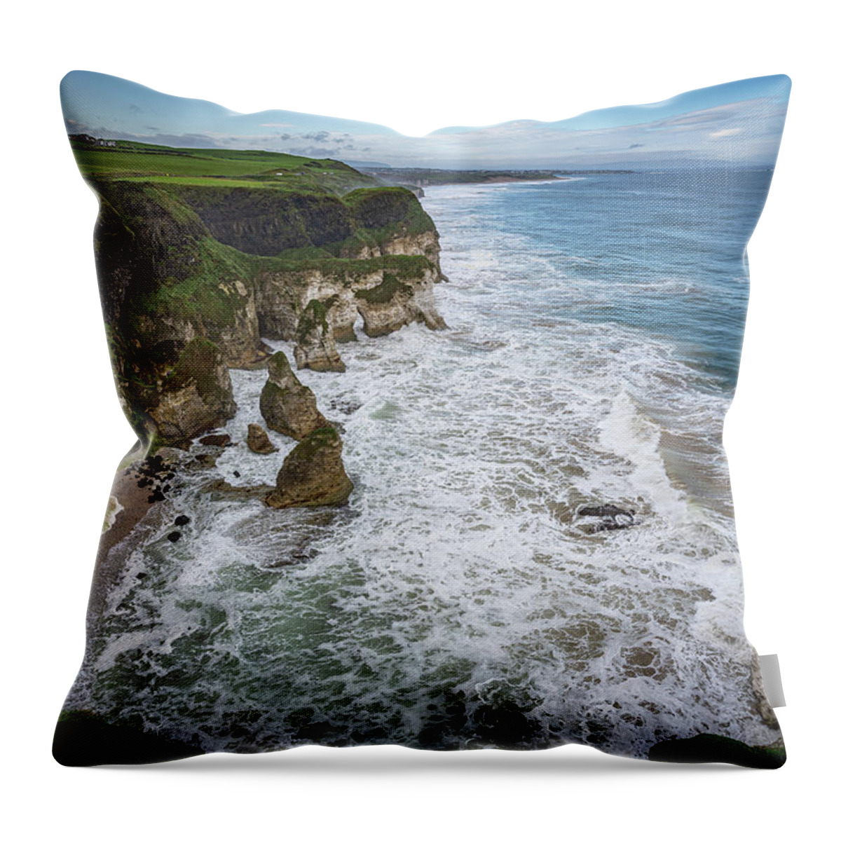 Wishing Throw Pillow featuring the photograph The Wishing Arch 2 by Nigel R Bell