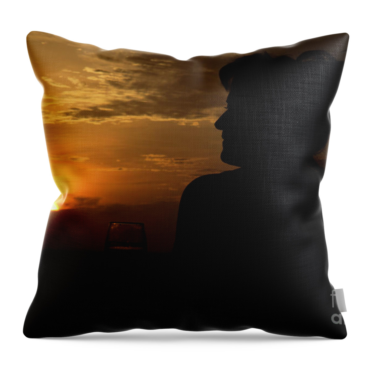 Sunset Throw Pillow featuring the photograph Magical Moment by Bob Hislop