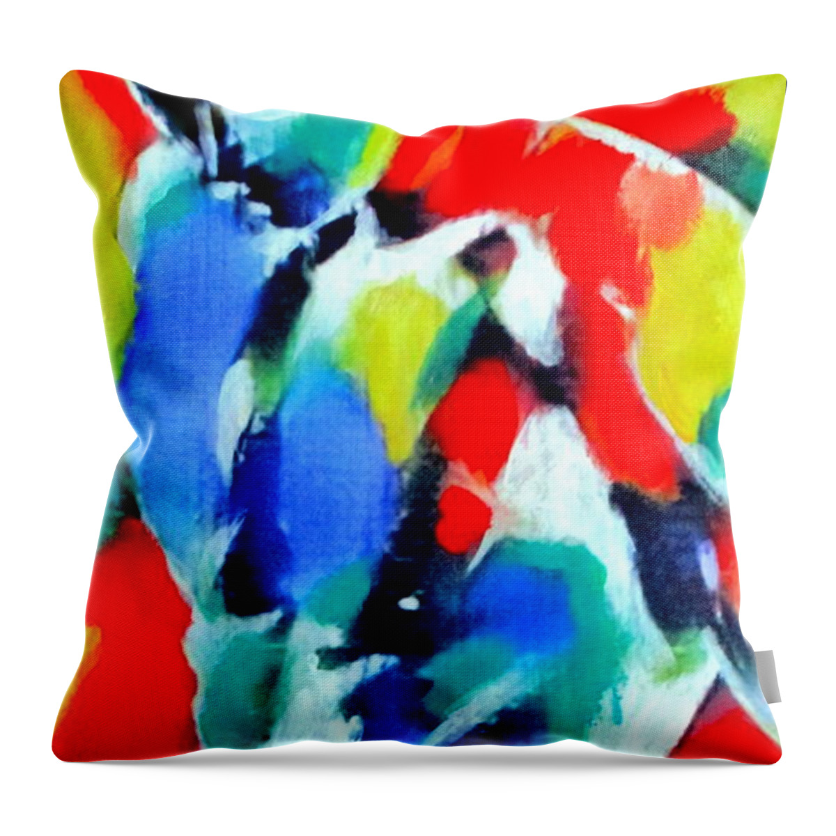 Male Nude Art Throw Pillow featuring the painting Male Figure Study by Helena Wierzbicki