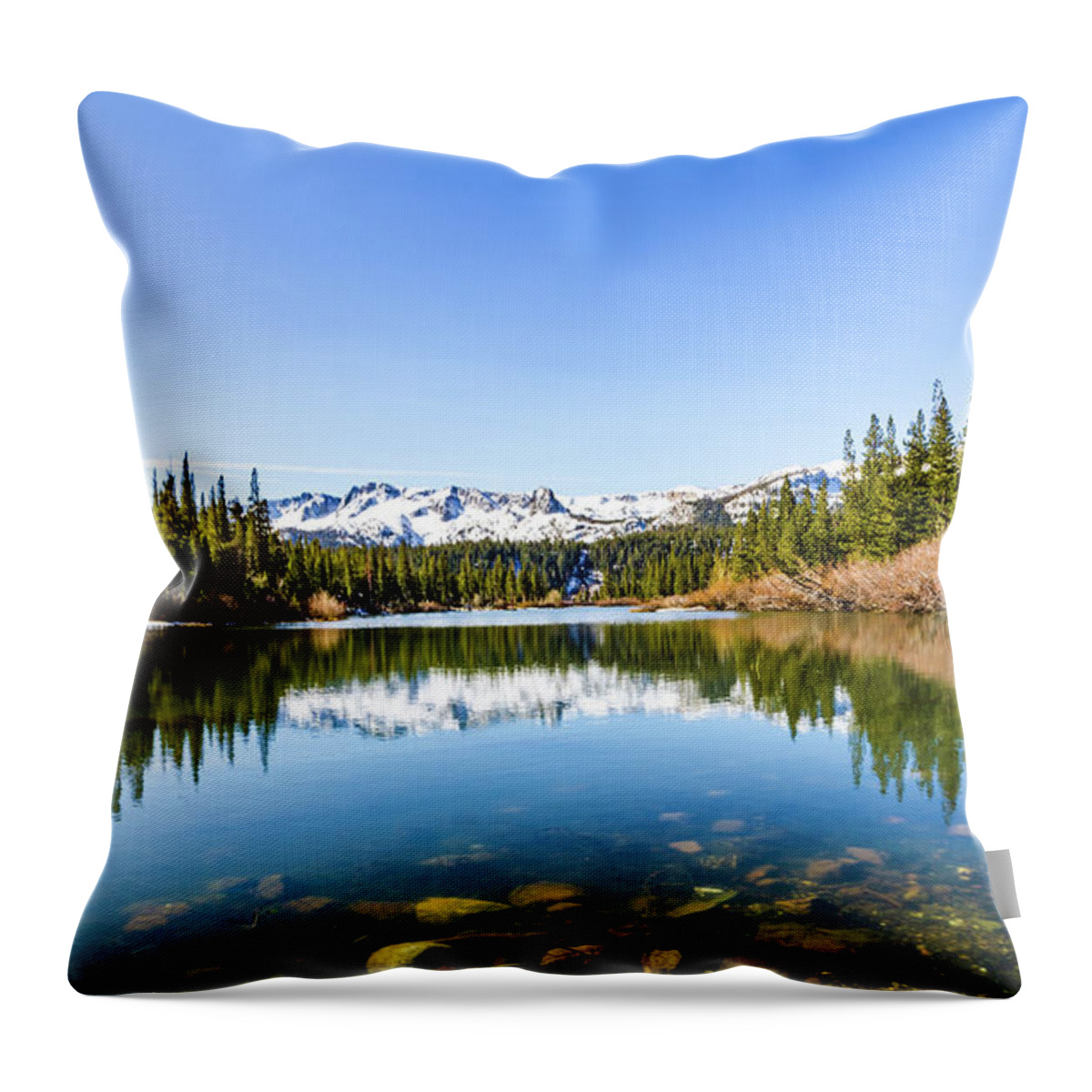 California Throw Pillow featuring the photograph Mammoth Lakes, California by Sandra Foyt